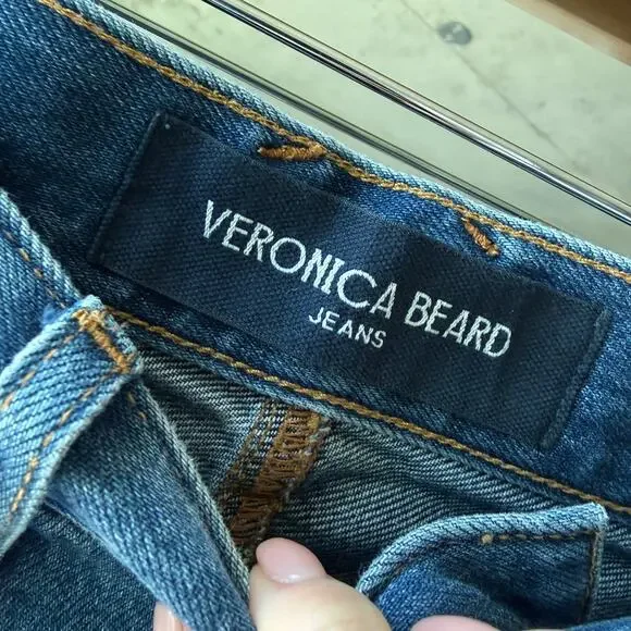 Veronica Beard Kasey Wide Leg Jeans - Picture 6 of 6